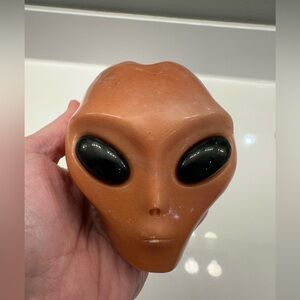 Orange Aventurine Alien Head